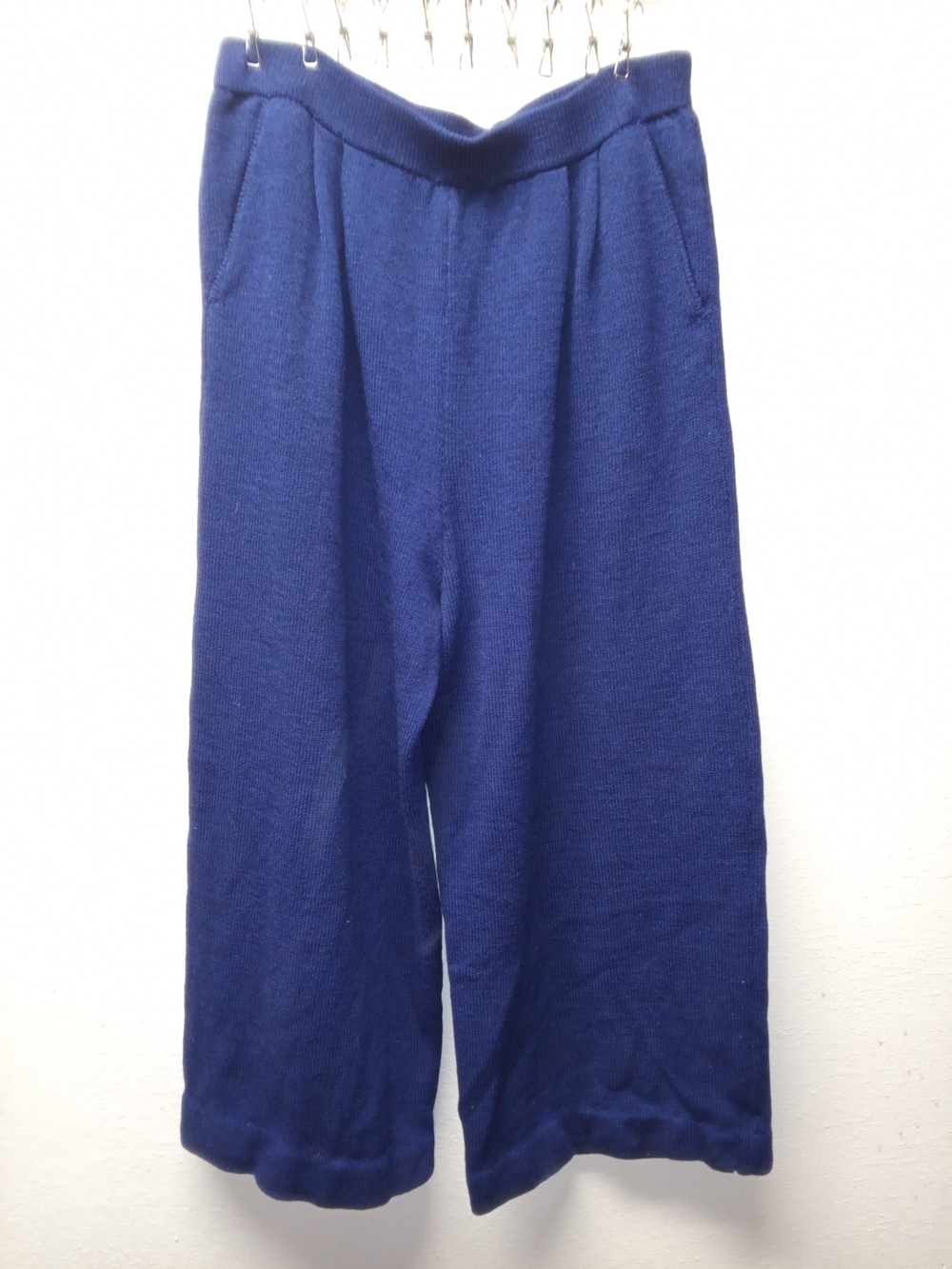 St. John By Marie Grey Sportswear Sz 12 Women's Blue Knit Pants